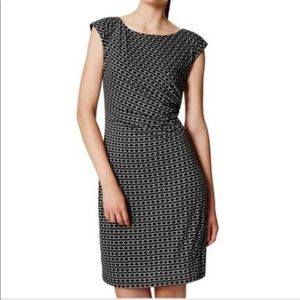 LOFT ruched dress